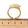304 Stainless Steel Open Cuff Ring for Women RJEW-A053-06G-09-5