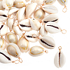 50Pcs Natural Cowrie Shell Pendants FIND-BBC0003-13-1