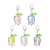Tulip Acrylic Pendant Decorations HJEW-JM03082-02-2