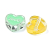 Transparent Acrylic Enamel Beads OACR-G039-12-2