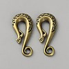 Alloy S-Hook Clasps FIND-WH20007-119AB-1