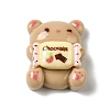 Opaque Resin Cartoon Bear Cabochons LS-RESI-G082-01D-1