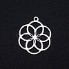Non-Tarnish 304 Stainless Steel Filigree Charms A-STAS-T049-T671-1-1