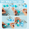 DIY Alloy & Aluminum Alloy Bar Beadable Keychain Making Kits DIY-TA0012-43P-4