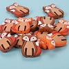 12Pcs 3 Colors Cartoon Fox Silicone Focal Beads JX716A-4