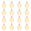 16Pcs 304 Stainless Steel Pendants STAS-UN0059-88-1