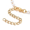 PVD Vacuum Plating 304 Stainless Steel Beaded Necklaces NJEW-E064-07G-4
