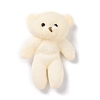 PP Cotton Mini Animal Plush Toys Bear Pendant Decoration HJEW-C002-04-1
