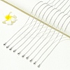 10Pcs 304 Stainless Steel Cable Chain Necklaces NJEW-YW0001-25P-1