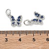 SHEGRACE Brass Pave Clear Cubic Zirconia Pendants XGRQ3Q851-628P-E-3