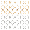 50Pcs 2 Style 304 Stainless Steel Linking Rings STAS-UN0041-33-1