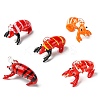 5Pcs 5 Colors Handmade Lampwork Pendants LAMP-CJ0003-05-1
