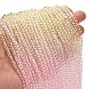 Transparent Painted Glass Beads Strands X1-DGLA-A034-T4mm-A25-2