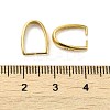 Rack Plating 925 Sterling Silver Ice Pick Pinch Bails STER-NH0001-50G-3