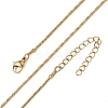 1.2MM 304 Stainless Steel Boston Link Chain Necklaces NJEW-D328-01G-02-2