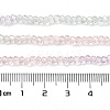 Transparent Painted Glass Beads Strands X-DGLA-A034-T2mm-A23-3