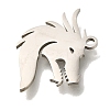 201 Stainless Steel Pendants STAS-R136-28P-2