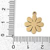 304 Stainless Steel Enamel Pendants STAS-I325-102E-G-3