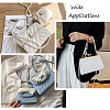 8Pcs 8 Styles White Acrylic Round Beads Bag Handles FIND-TA0001-37-8