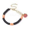 Handmade Polymer Clay Beaded Bracelets BJEW-JB10702-1
