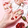 10Pcs Valentine's Day Theme Alloy Enamel Pendant Decorations HJEW-CJD00004-4