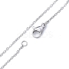 Non-Tarnish 304 Stainless Steel Cable Chains Necklace for Men Women LS-NJEW-N050-A02-S12-2