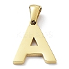 Ion Plating(IP) 316L Surgical Stainless Steel Pendants STAS-Q247-01G-01-2