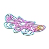 201 Stainless Steel Pendants STAS-B051-02RC-04-2