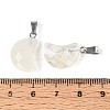 Natural Yellow Quartz Pendants G-N349-02J-P-3