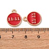 Alloy Enamel Charms LS-ENAM-C028-01G-03-3