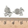 304 Stainless Steel Rhinestone Pendants STAS-V015-06P-3
