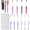10Pcs ABS Plastic Ball-Point Pen AJEW-FS0001-43A-1