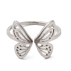 Non-Tarnish 304 Stainless Steel Open Cuff Ring LS-RJEW-Z026-07P-2