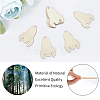 Vehicle Theme Unfinished Blank Wooden Pendants Set for Painting Arts WOOD-WH0124-26K-6