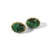 Simple Fashion Oval Natural Gemstone Cuff Ring & Stud Earrings Sets FJ0453-1-6