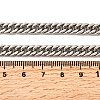 6MM 304 Stainless Steel Cuban Link Chain Necklaces for Men NJEW-B134-08B-P-5