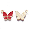 Alloy Enamel Pendants ENAM-T016-23-RS-4