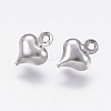 Tarnish Resistant 304 Stainless Steel Charms X-STAS-P167-G01-1