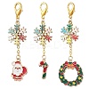 Christmas Theme Alloy Enamel Keychian KEYC-JKC00923-1