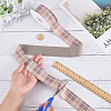 Polyester Tartan Ribbon OCOR-WH0105-098A-3