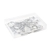 DIY Flat Round Alloy Commemorative Photo Pendants Making Kits DIY-FS0009-23-6