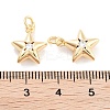 Brass with Cubic Zirconia Pendants KK-P271-38B-01G-3