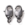 Rack Plating Brass Swivel Lobster Claw Clasps X-KK-K238-39B-L-1