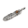 Natural Tiger Eye Big Pendants STAS-Z171-13AS-2