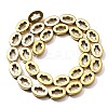 Electroplated Synthetic Non-magnetic Hematite Beads Strands G-L613-Z01-03F-2