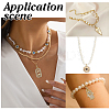12Pcs 6 Styles Brass Pendants KK-ME0001-23-5