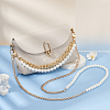 2Pcs 2 Style Resin Imitation Pearl Crossbody Purse Straps FIND-WR0009-54-3