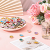 80Pcs 8 Colors Rectangle Octagon Sew on Rhinestone FIND-CA0010-07-4