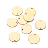 201 Stainless Steel Stamping Blank Tag Pendants STAS-T058-12mm-G-1