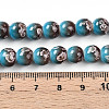 Baking Paint Glass Beads Strands DGLA-N008-8mm-07-5